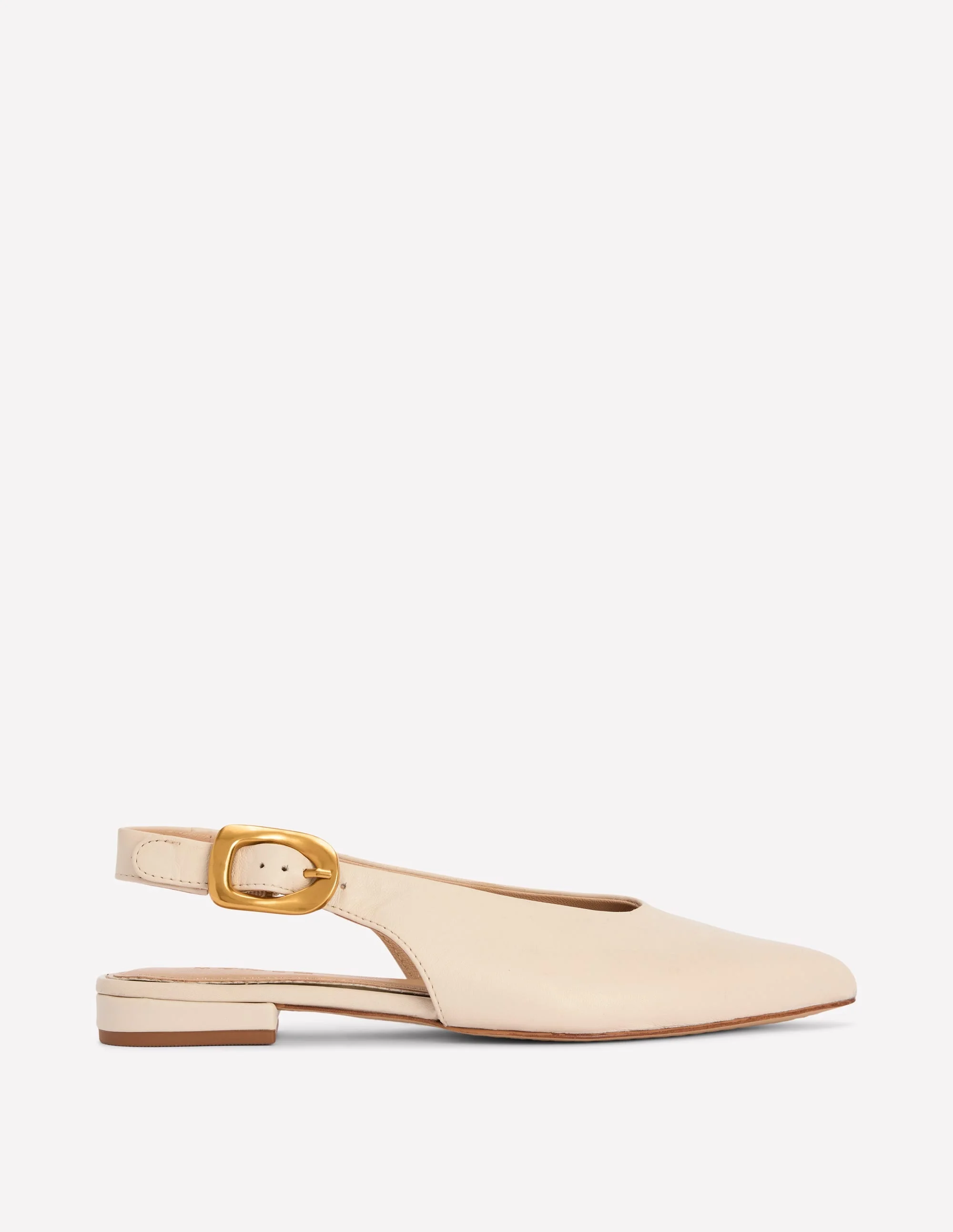 High Cut Flat Point-Ecru - 1