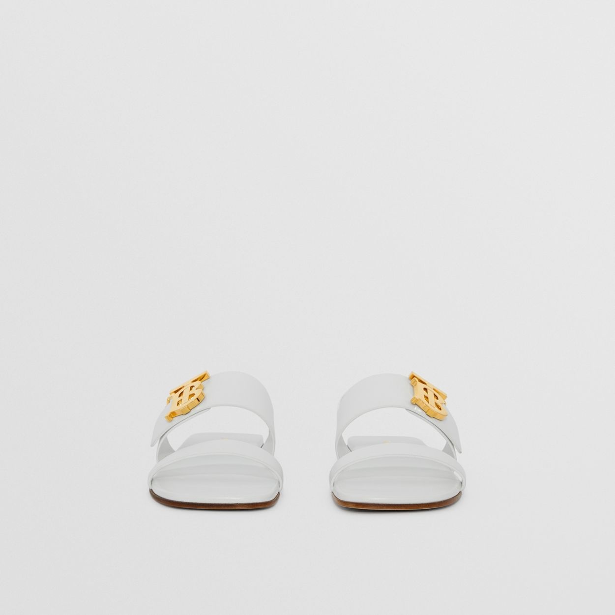 Monogram Motif Leather Sandals - 5