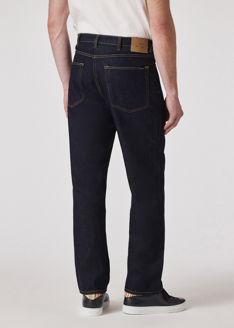 Relaxed-Fit Indigo Rinse 'Organic Vintage Stretch' Jeans 4
