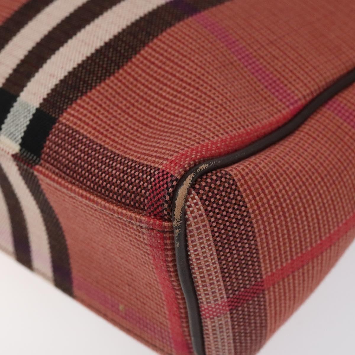 Burberry Nova Check Shoulder Bag Canvas Red - 9
