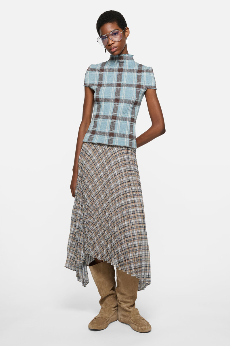 Acne Studios Slouch saddle boots - Beige outlook