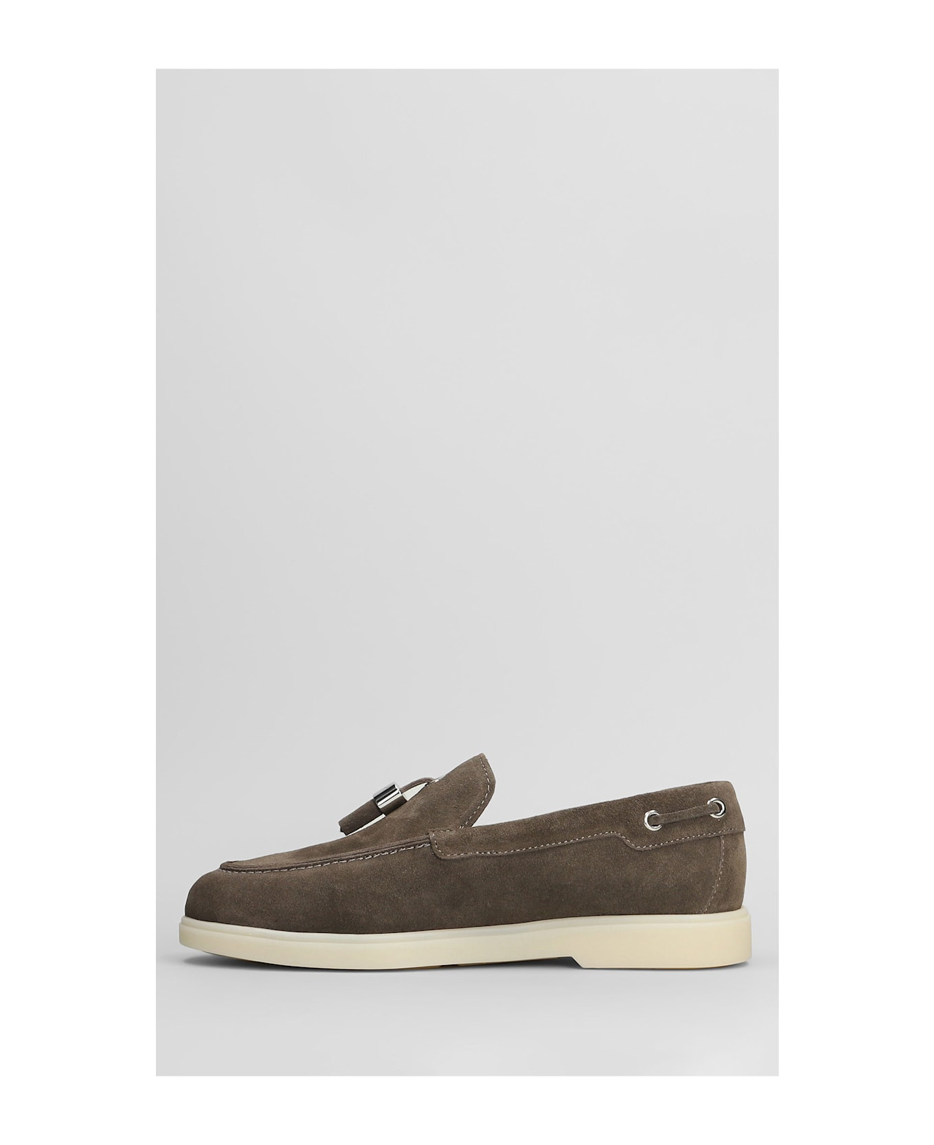 The Maui Loafers In Beige Suede - 3