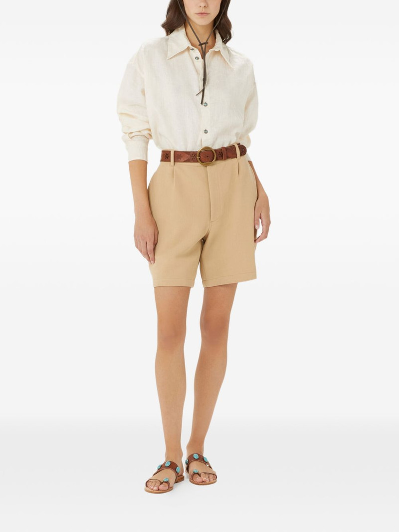 FORTELA Julian buttoned back-pocket bermuda shorts outlook