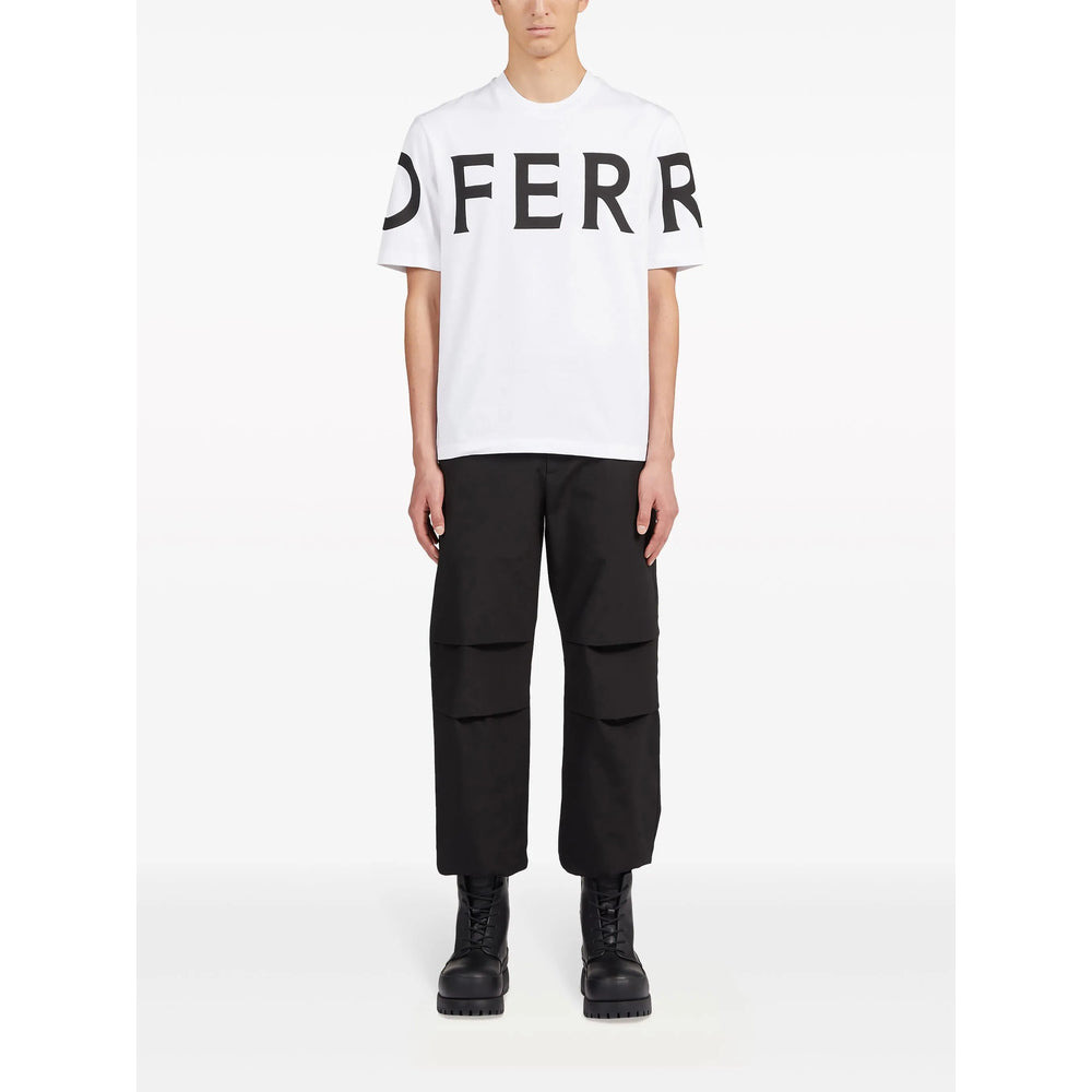Ferragamo White T-Shirts & Vests - T-Shirts Men - 3
