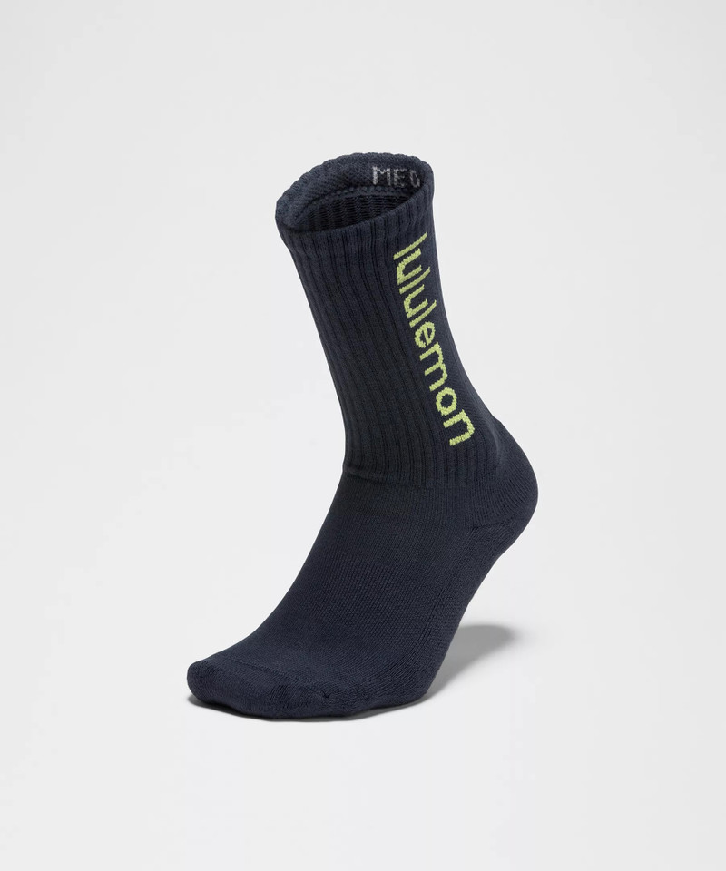 Unisex Daily Essential Crew Socks *Wordmark 3