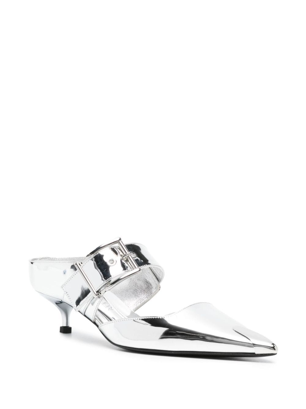 Punk 40mm mirrored mules - 2