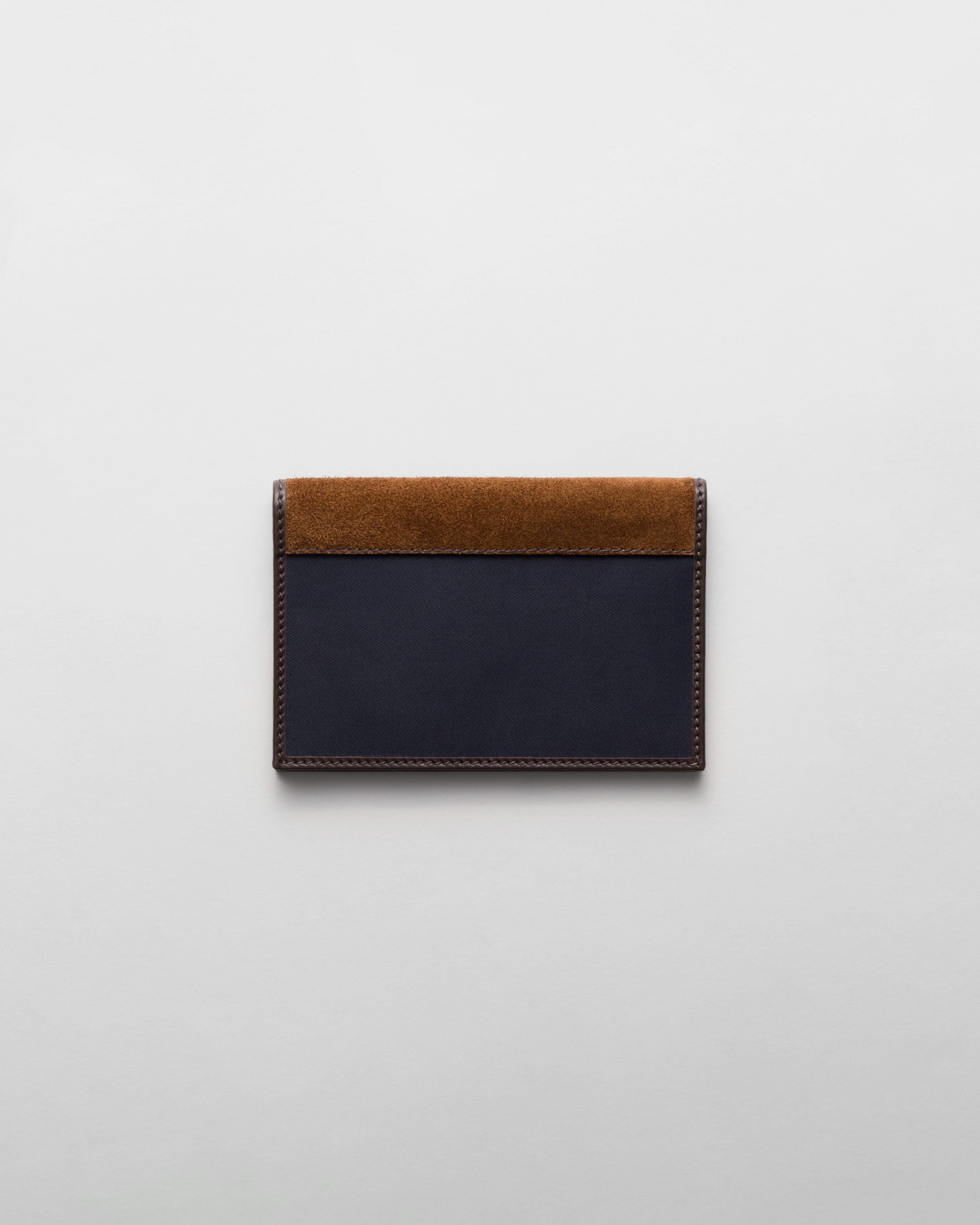 Re-Nylon and leather passport holder - 3