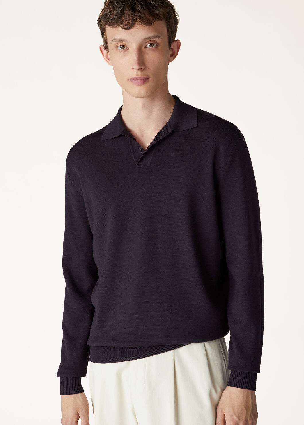Buttonless Polo-shirt - 4