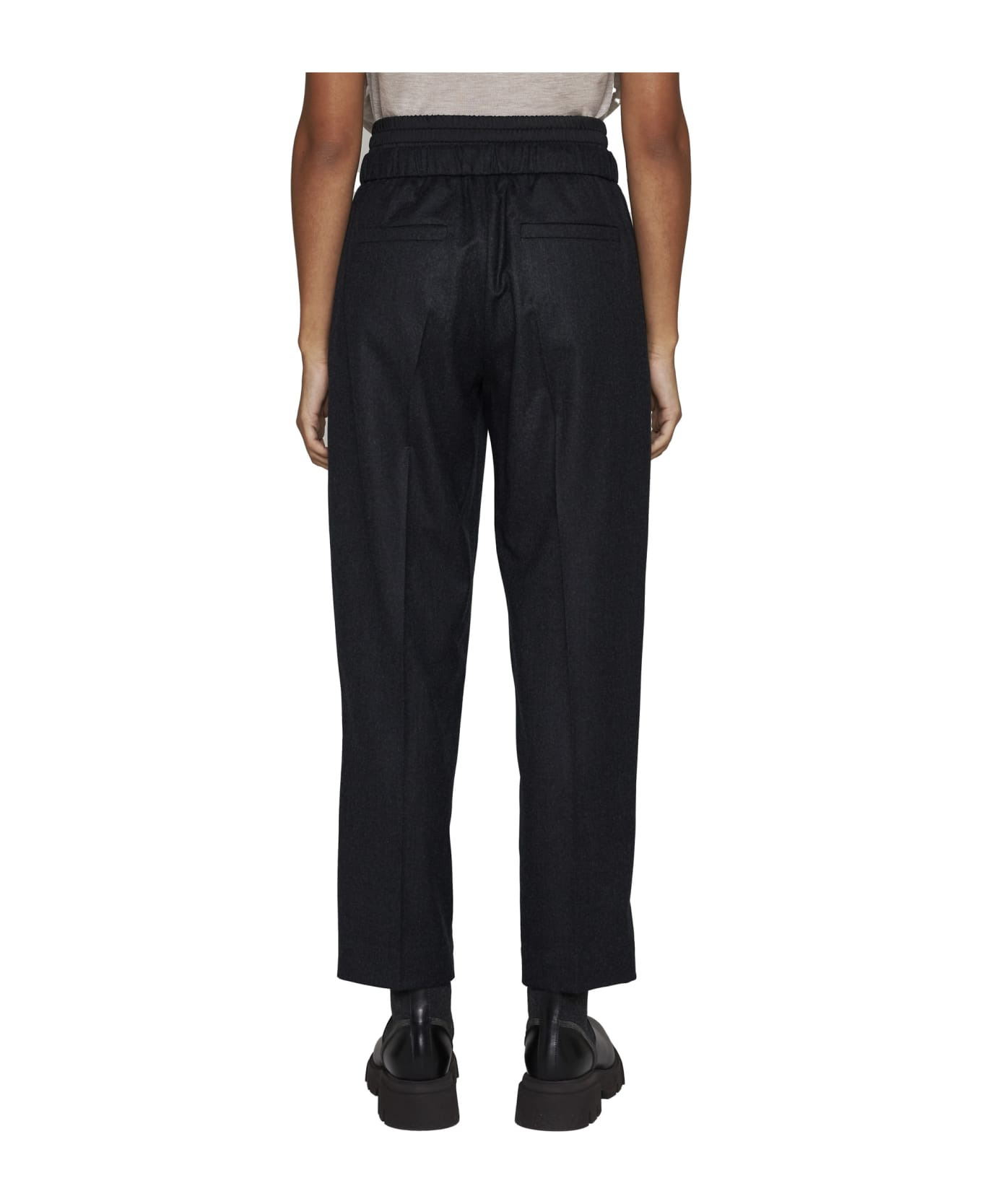 Baggy Cigarette Trousers - 4