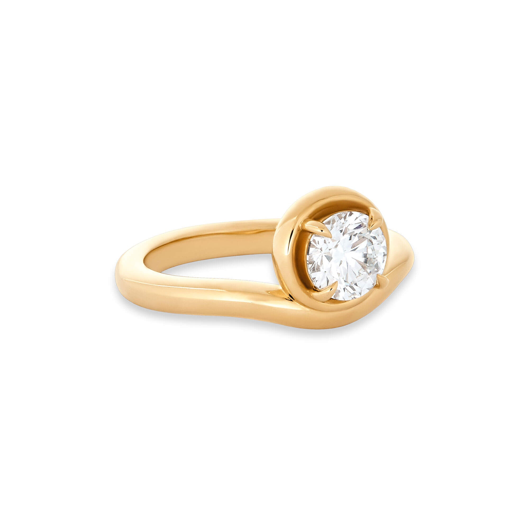 0.5CTW LAB-Created Diamond Bonbon Merge Ring - 6