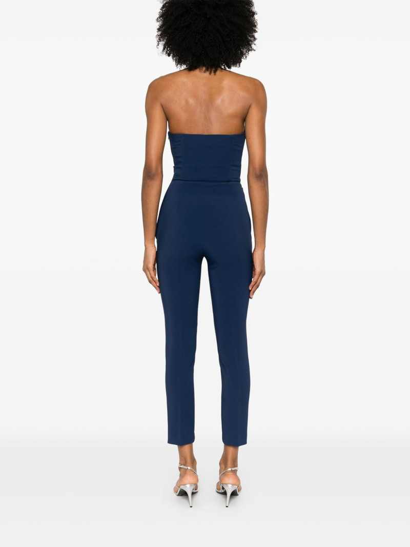 bow-detail crepe jumpsuit 4