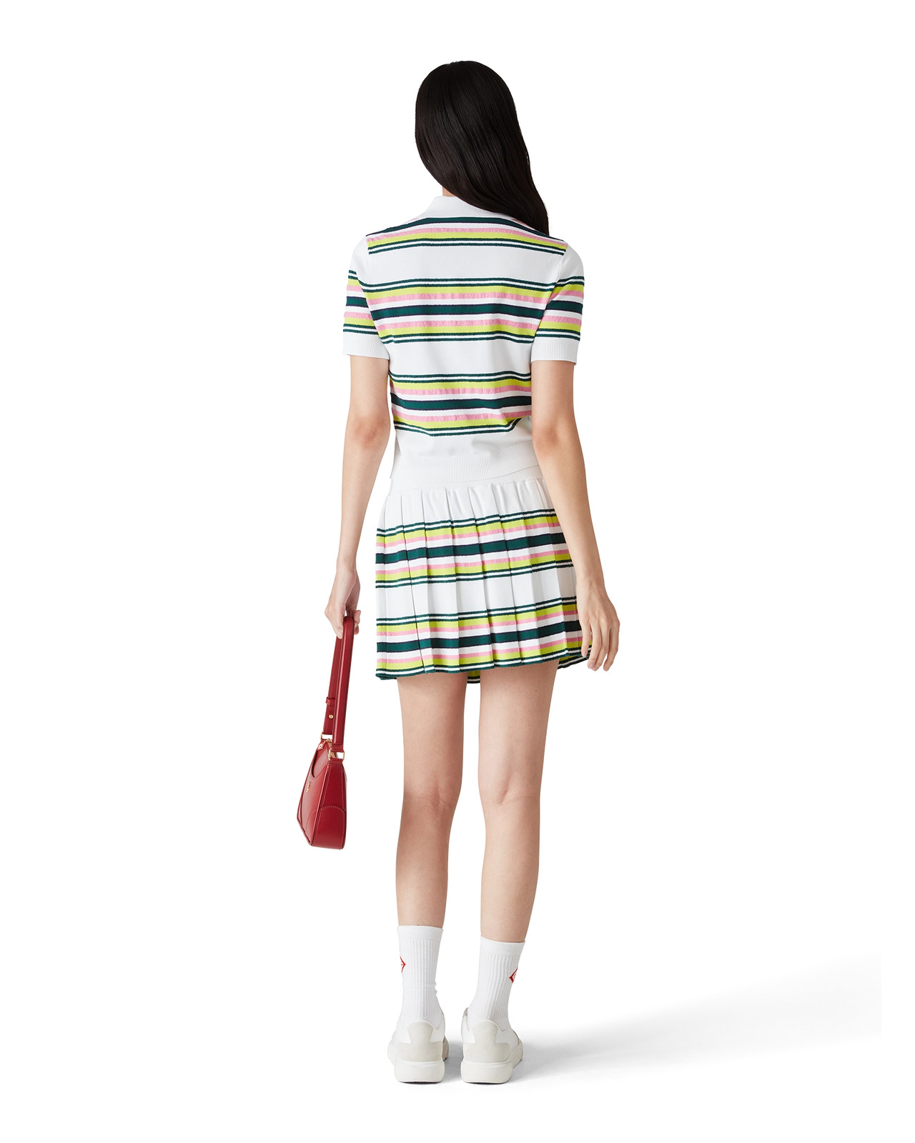 Stripe Pleated Skirt | Casablanca Paris - 3