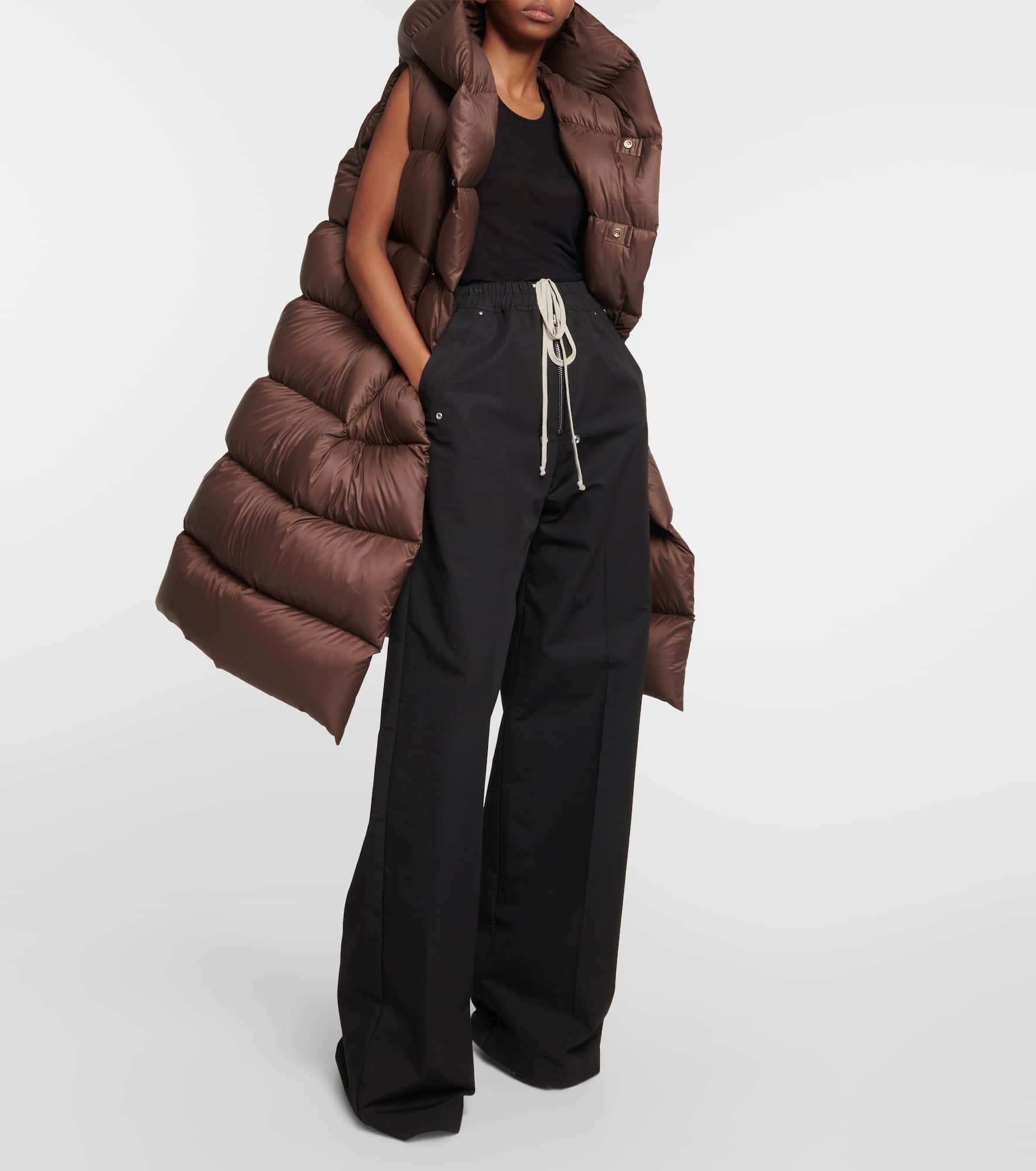 Quilted down coat - 6