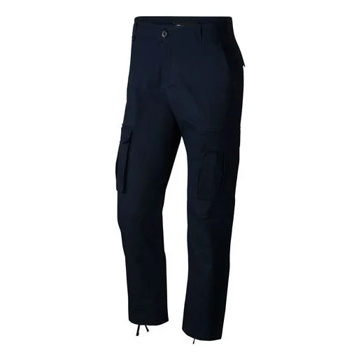 Nike SB Flex Ftm Cargo Skateboard Casual Sports Long Pants Navy Blue Dark blue AT3496-475 - 1