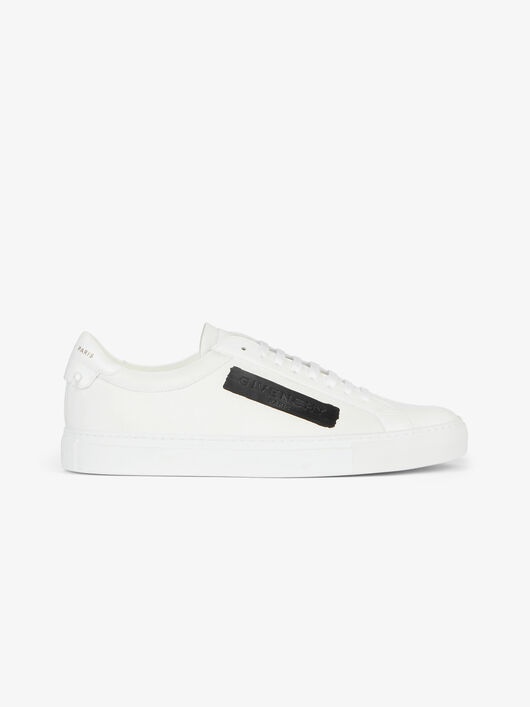 GIVENCHY SNEAKERS IN LEATHER WITH LATEX BAND - 1