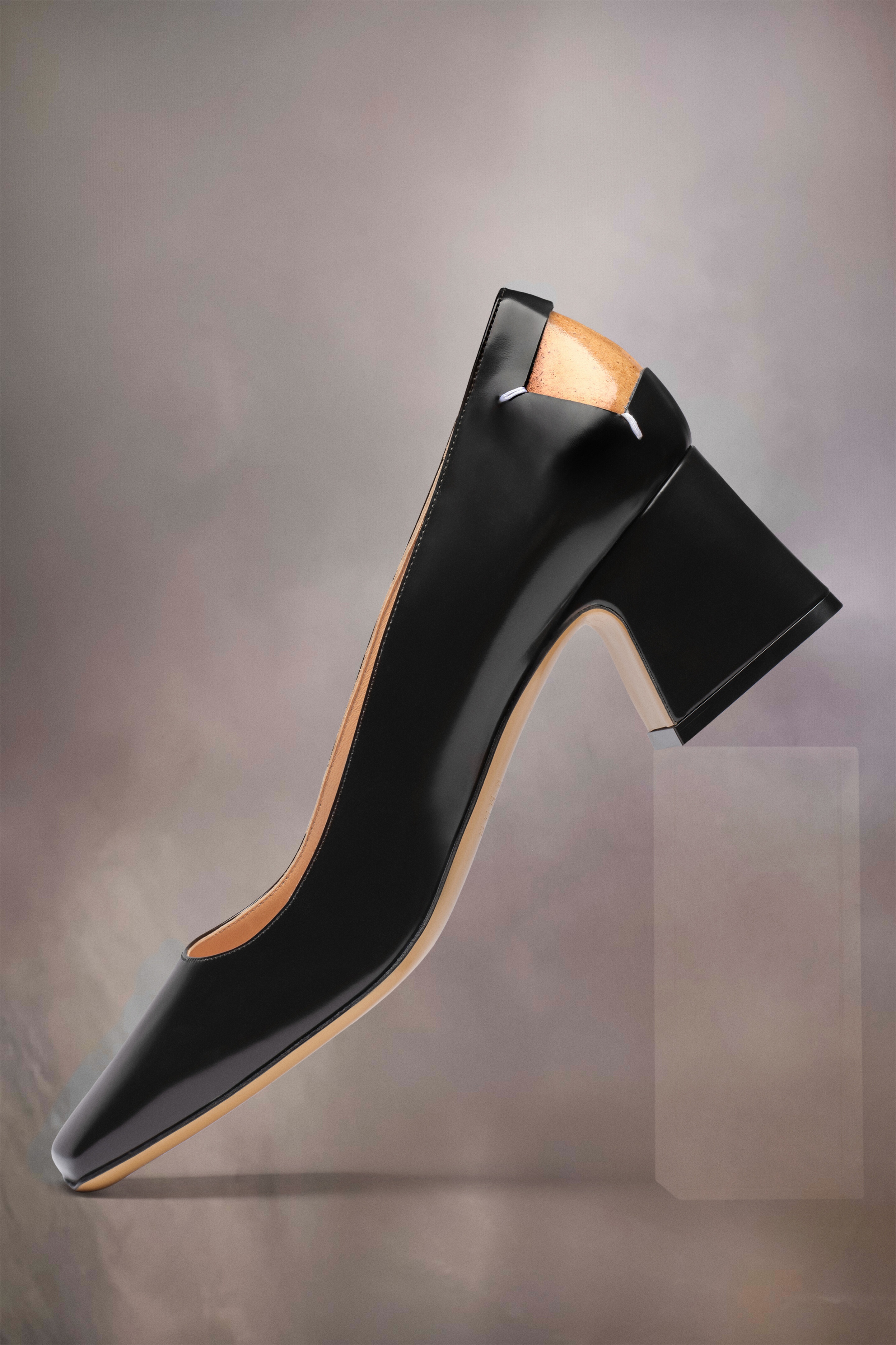 Four stitches décortiqué pumps - 2