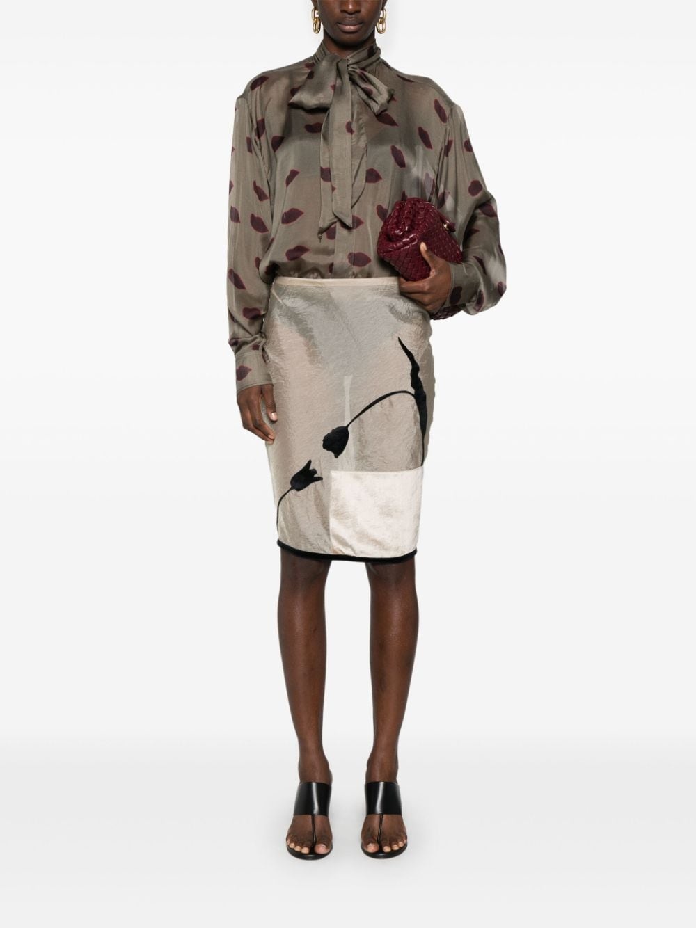 abstrac-print shirt - 2