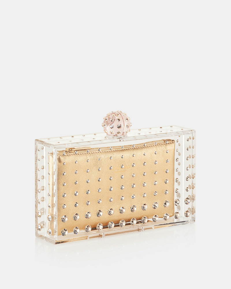 AQUAZZURA Tequila Clutch outlook