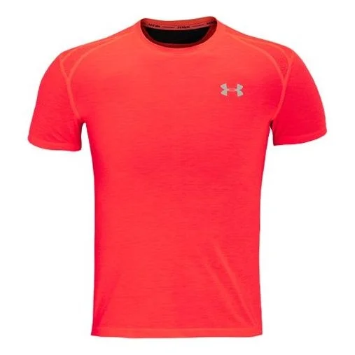 Men's Under Armour Streaker Series Running Sports Short Sleeve Red 1326579-629 - 1