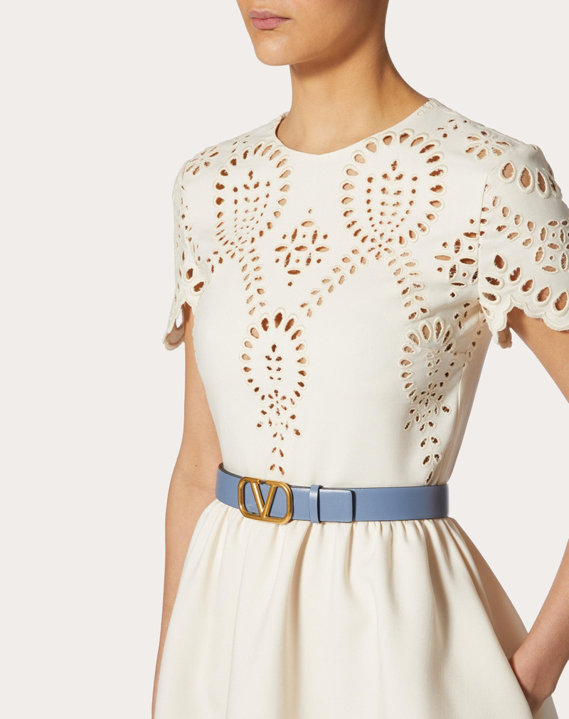 REVERSIBLE VLOGO SIGNATURE BELT IN GLOSSY CALFSKIN 30 MM 5