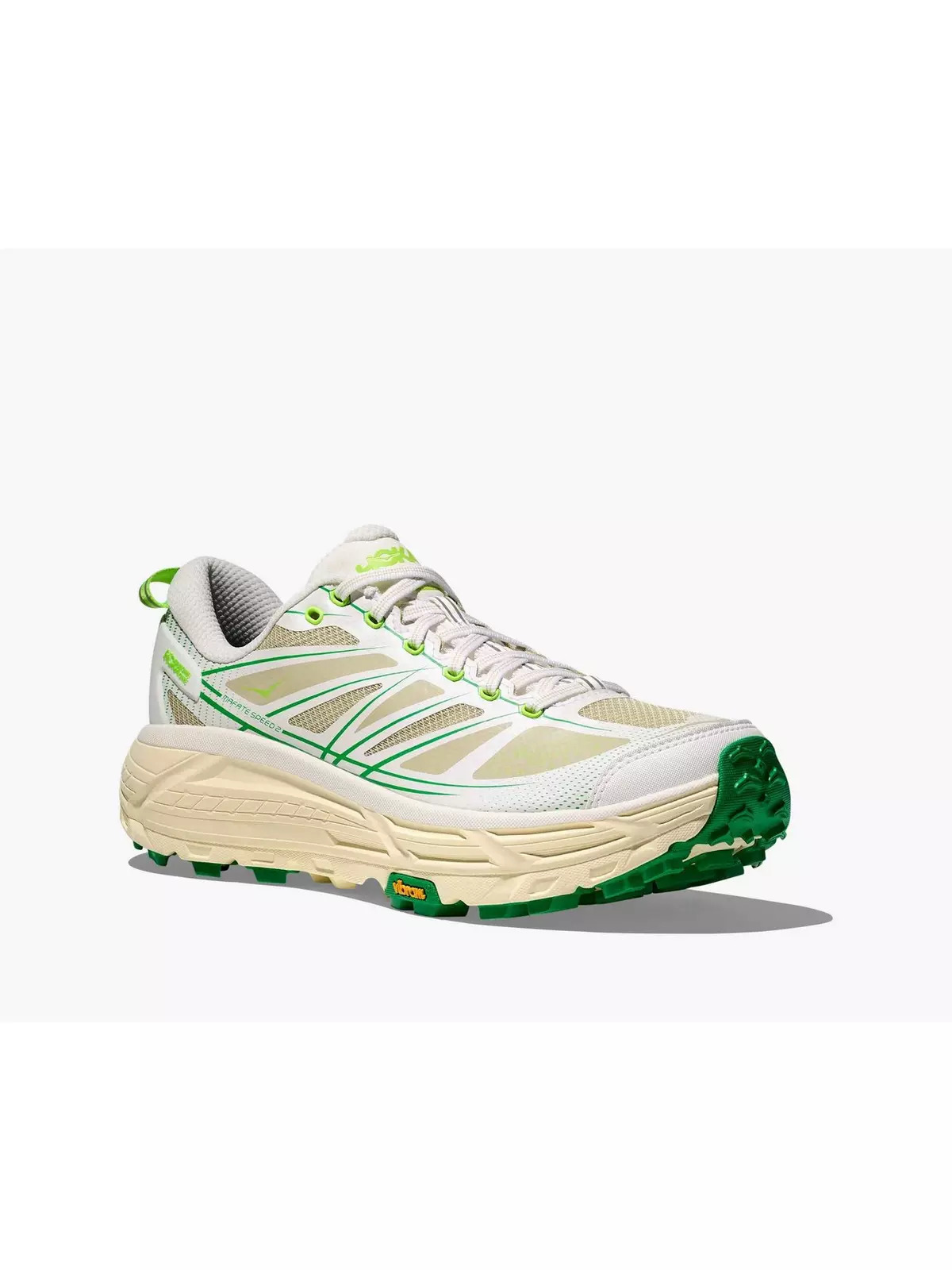 Mafate 2 "White/Fresh Cut Grass" Unisex Running Shoe - 6