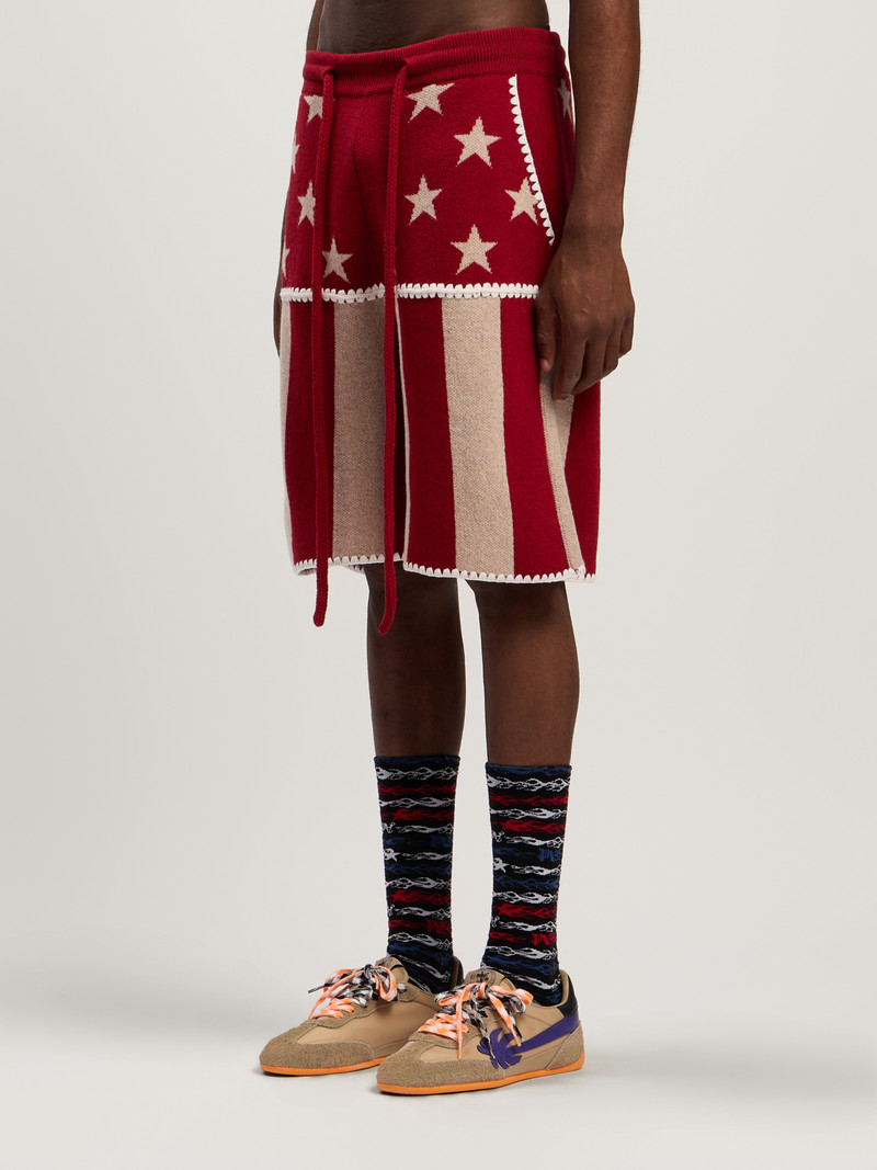 Stars&Stripes Knit Shorts 3