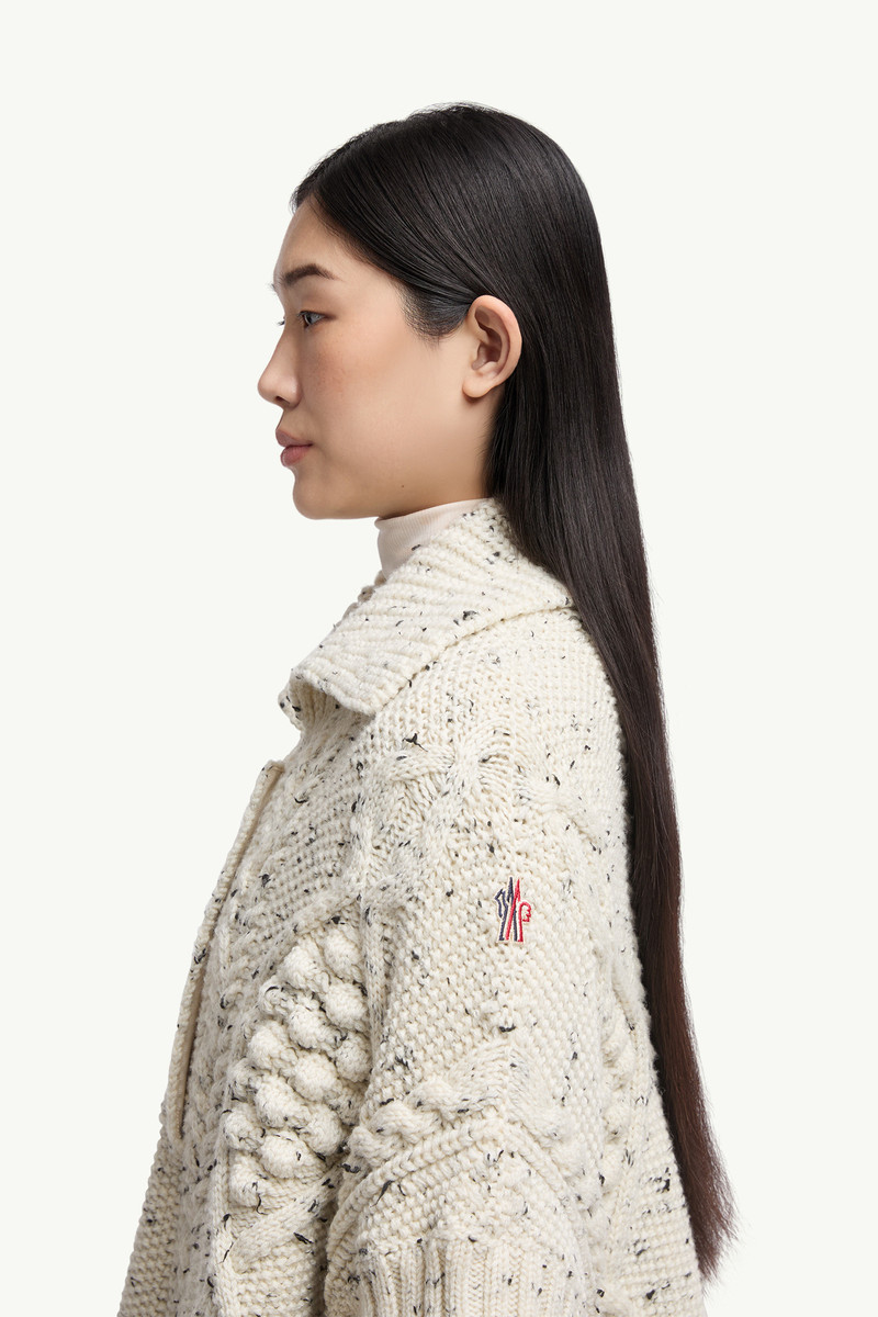 Wool Blend Tassel Cape 4