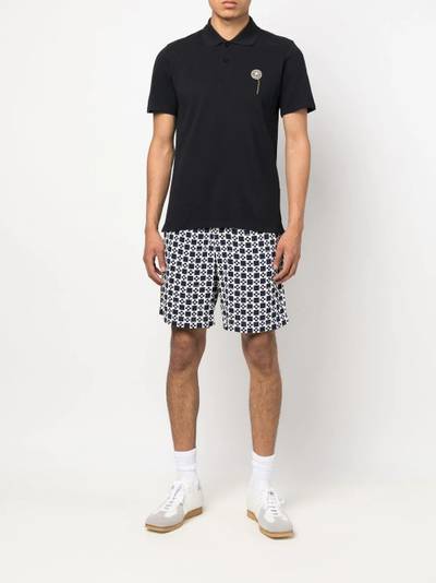 Sandro logo patch polo shirt outlook