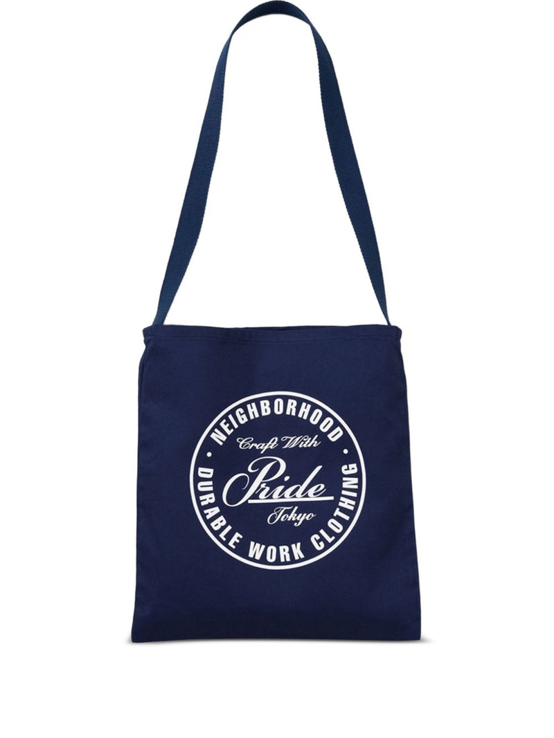 logo-print tote bag 1