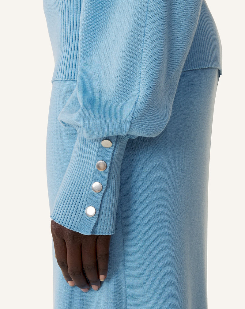 FITTED-WAIST MERINO WOOL SWEATER 5