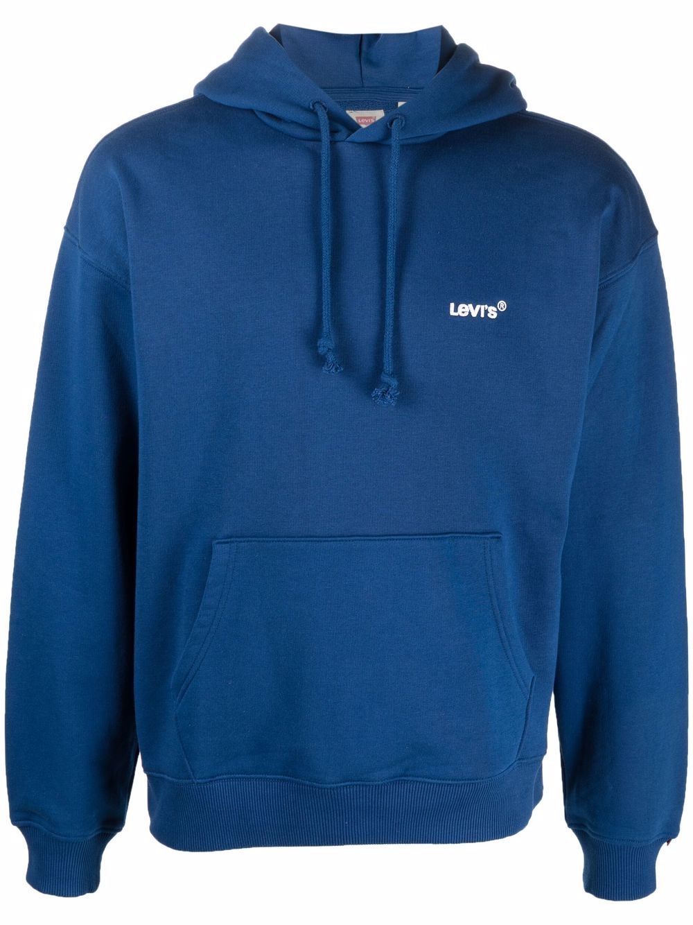 logo print hoodie - 1