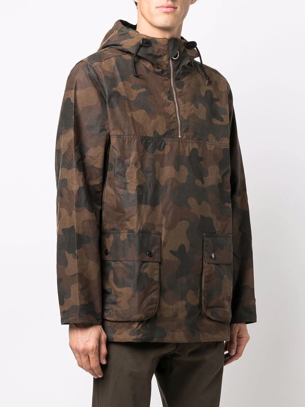 wax camouflage-print hooded jacket - 3