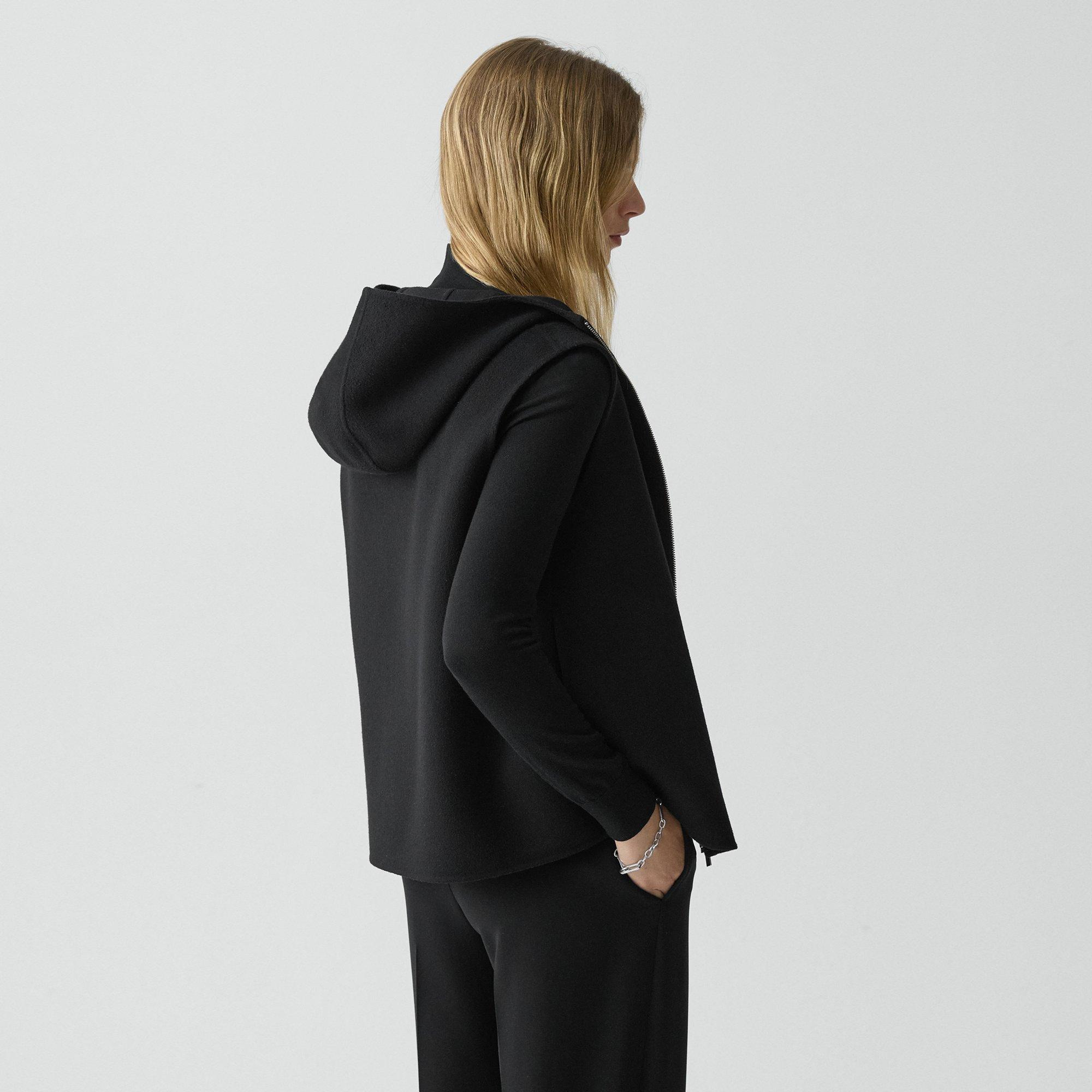 Hooded Vest in Double-Face Wool-Cashmere - 4