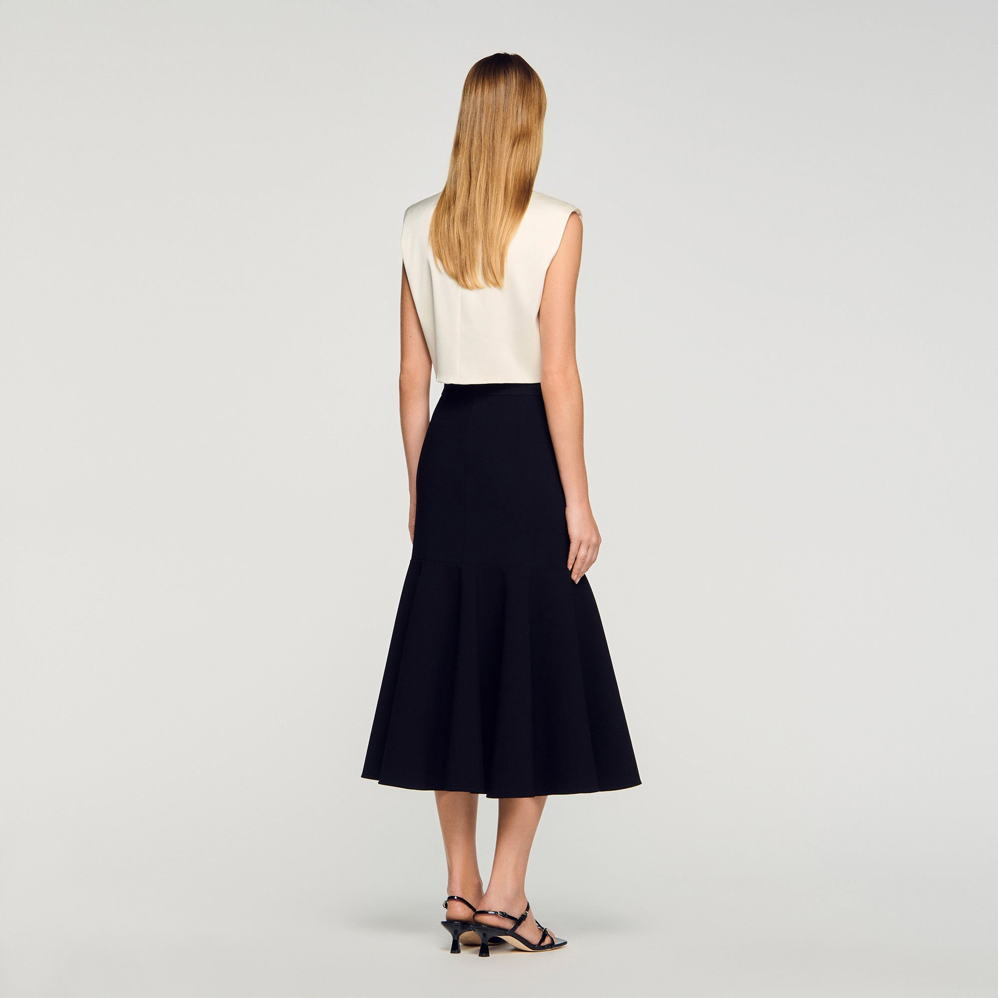 MIDI RUFFLED SKIRT - 5