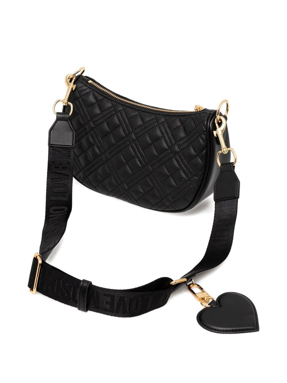 quilted logo shoulder bag - 2