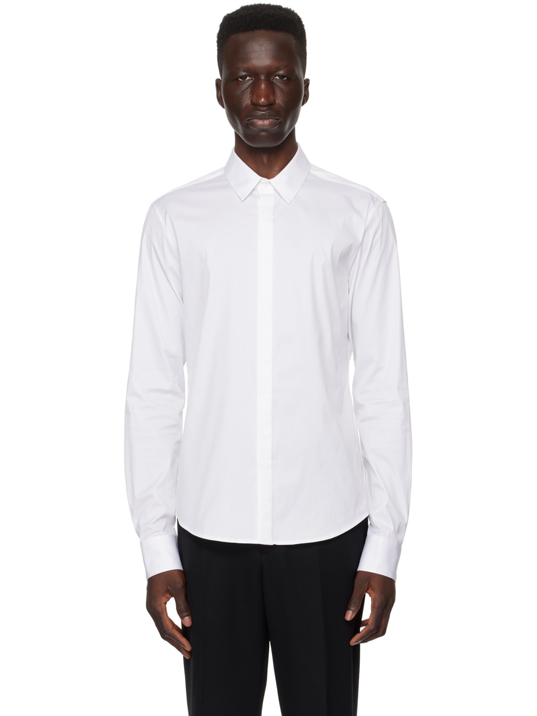 White Button Shirt - 1