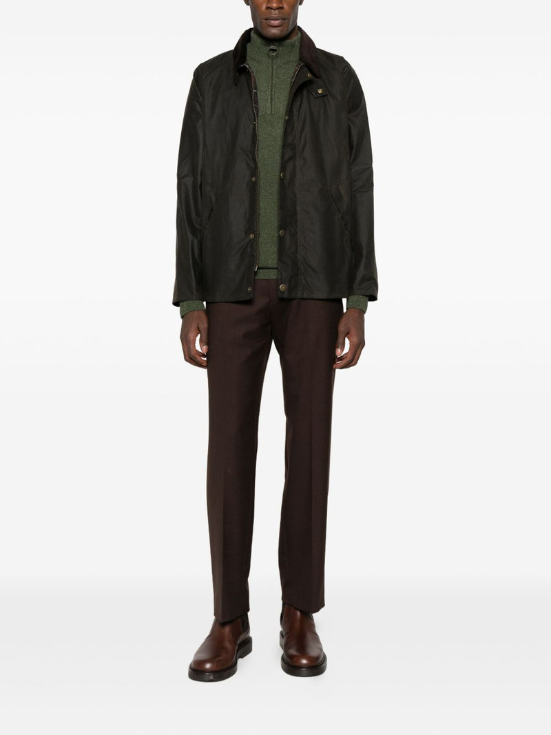 Barbour zip-up sweater outlook
