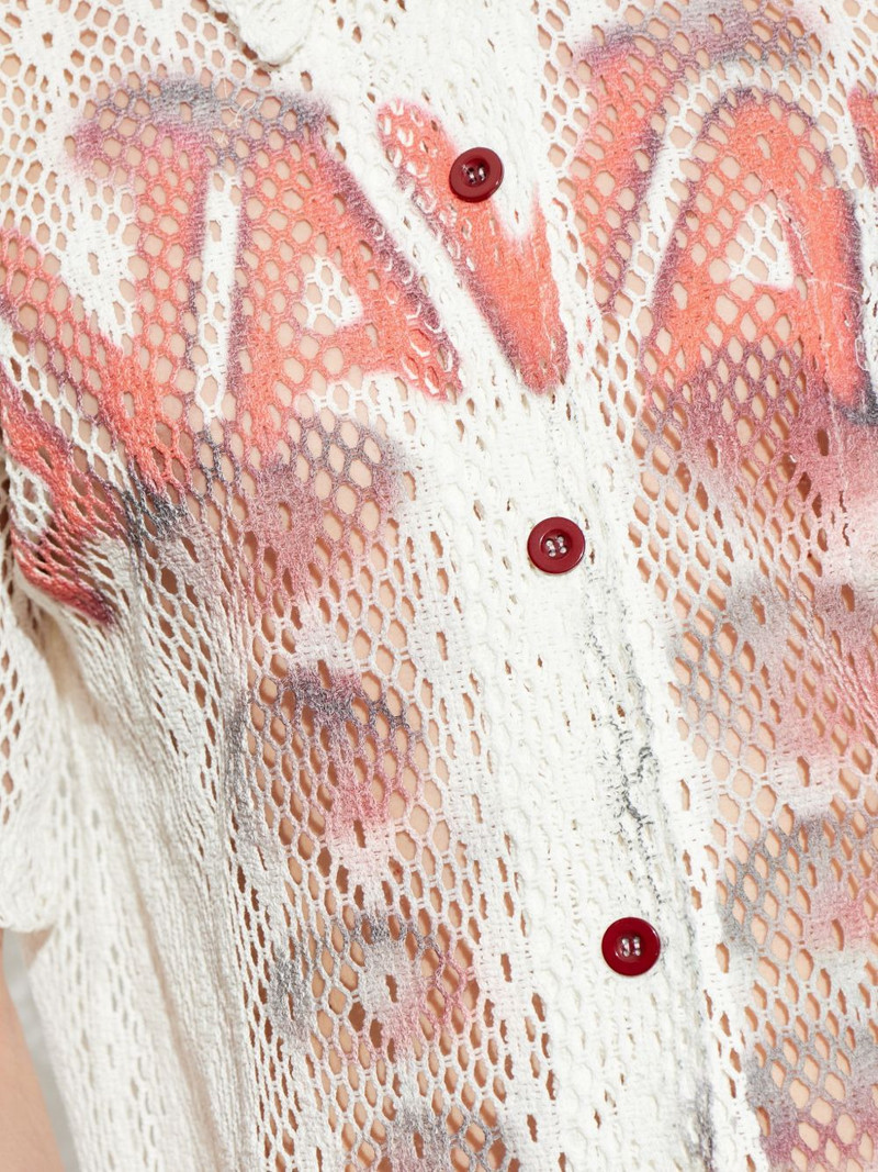 mesh button shirt 5