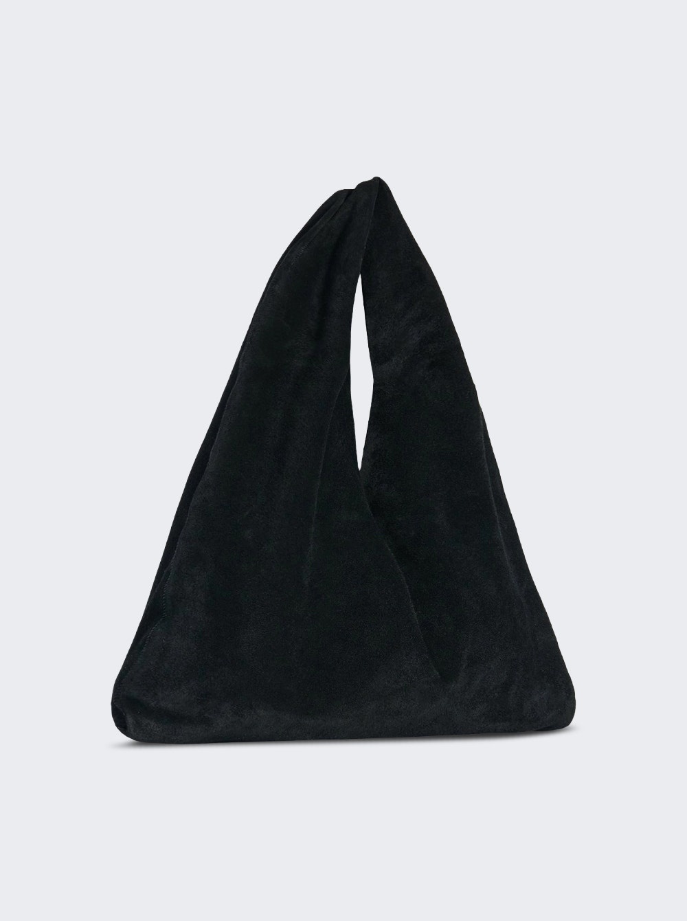 Small Bindle Bag Black Suede - 2