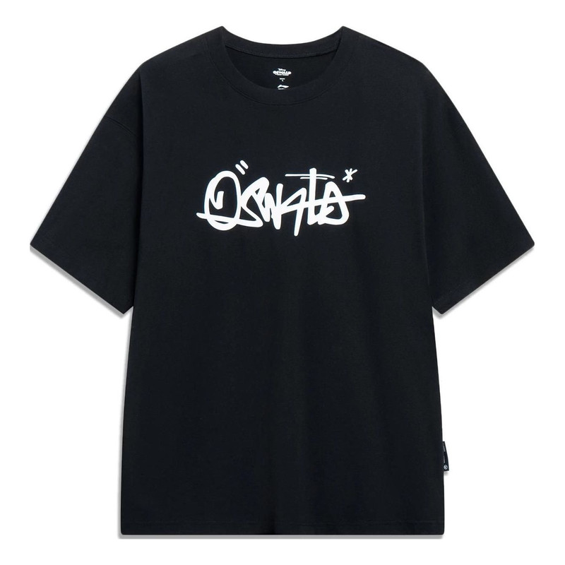 Li-Ning x Disney Graphic T-shirt 'Black' AHST313-1 - 1