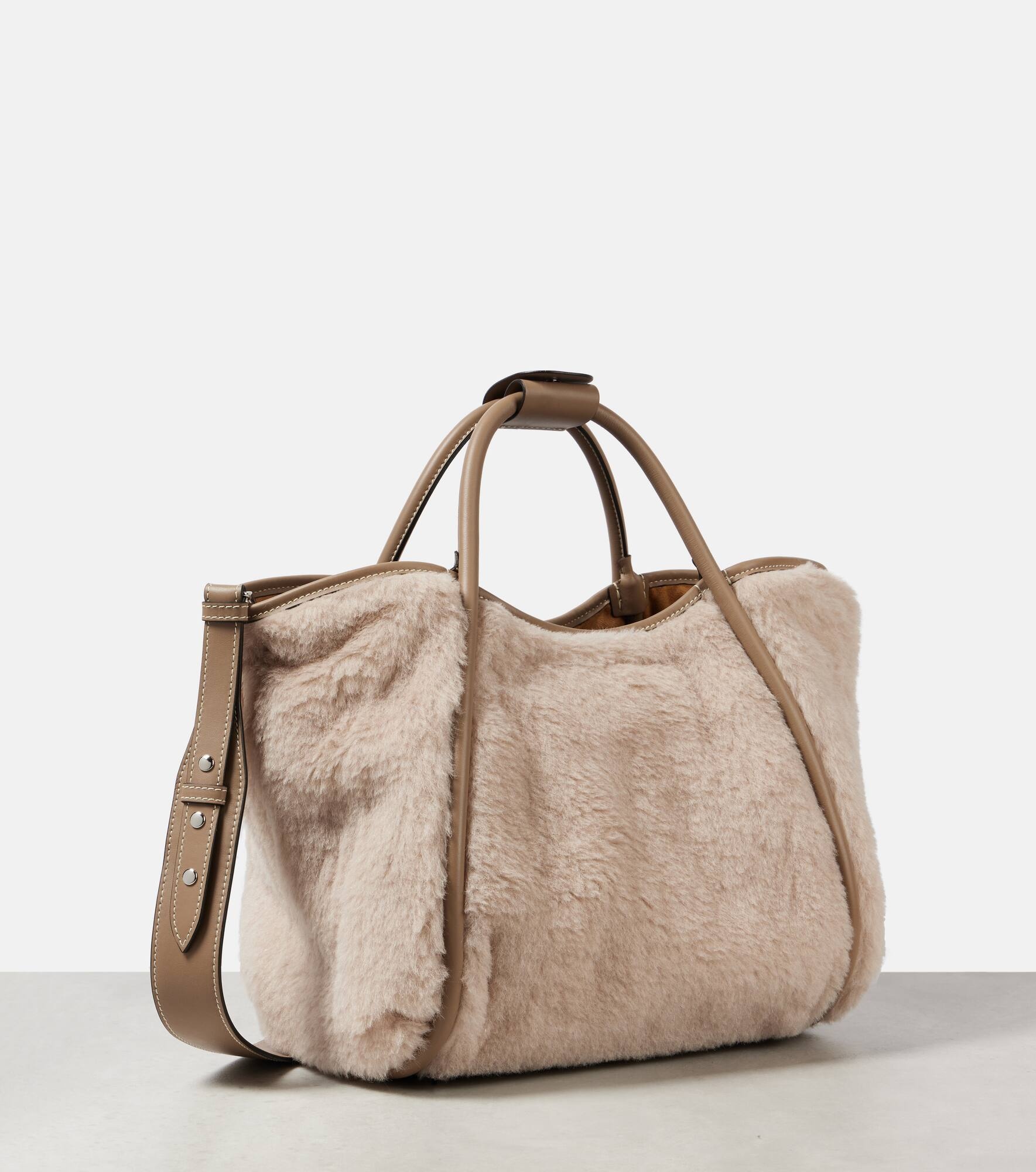 Marine Small teddy tote bag - 4