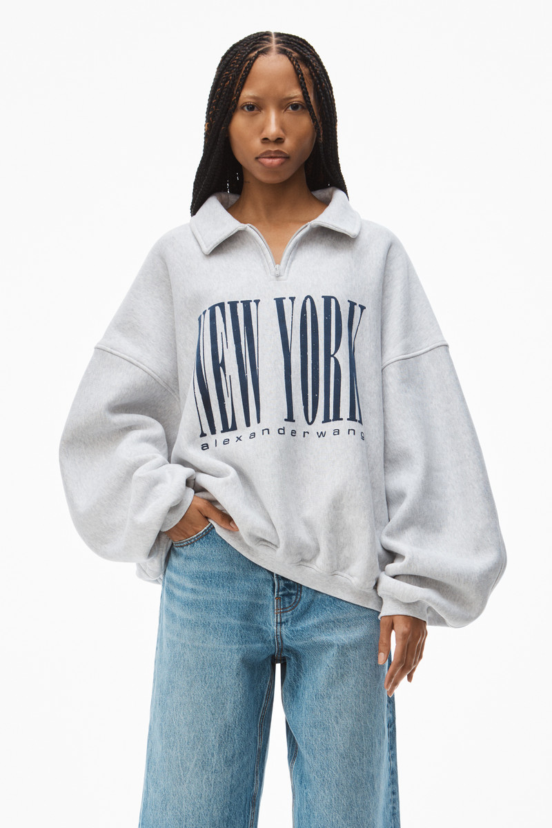 NY PUFF GRAPHIC SWEATSHIRT IN TERRY 2
