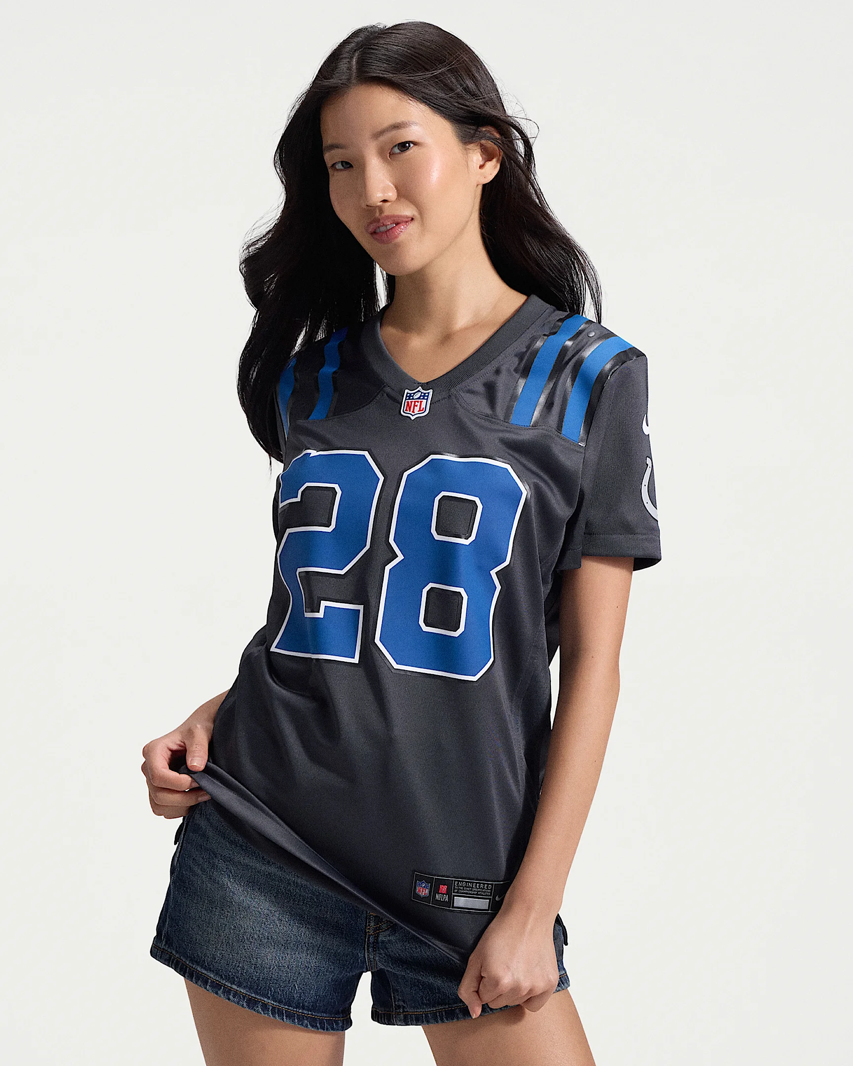 Jonathan Taylor Indianapolis Colts Rivalries Collection Women's Nike NFL Game Jersey - 1