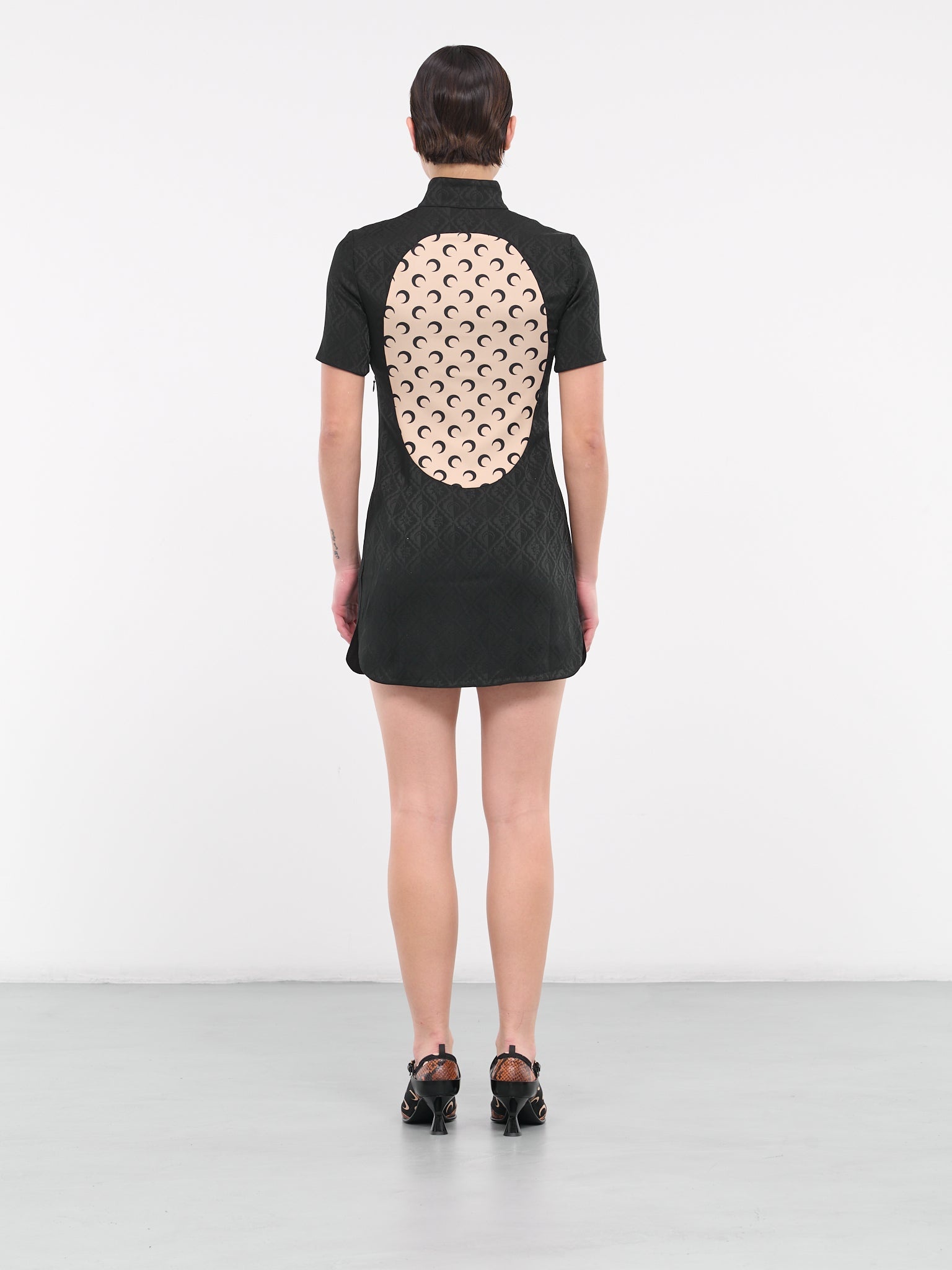 Jacquard Viscose Mini Dress - 3