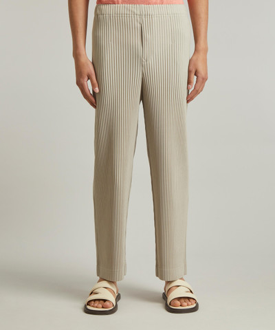 ISSEY MIYAKE MC March Pleated Straight Trousers outlook