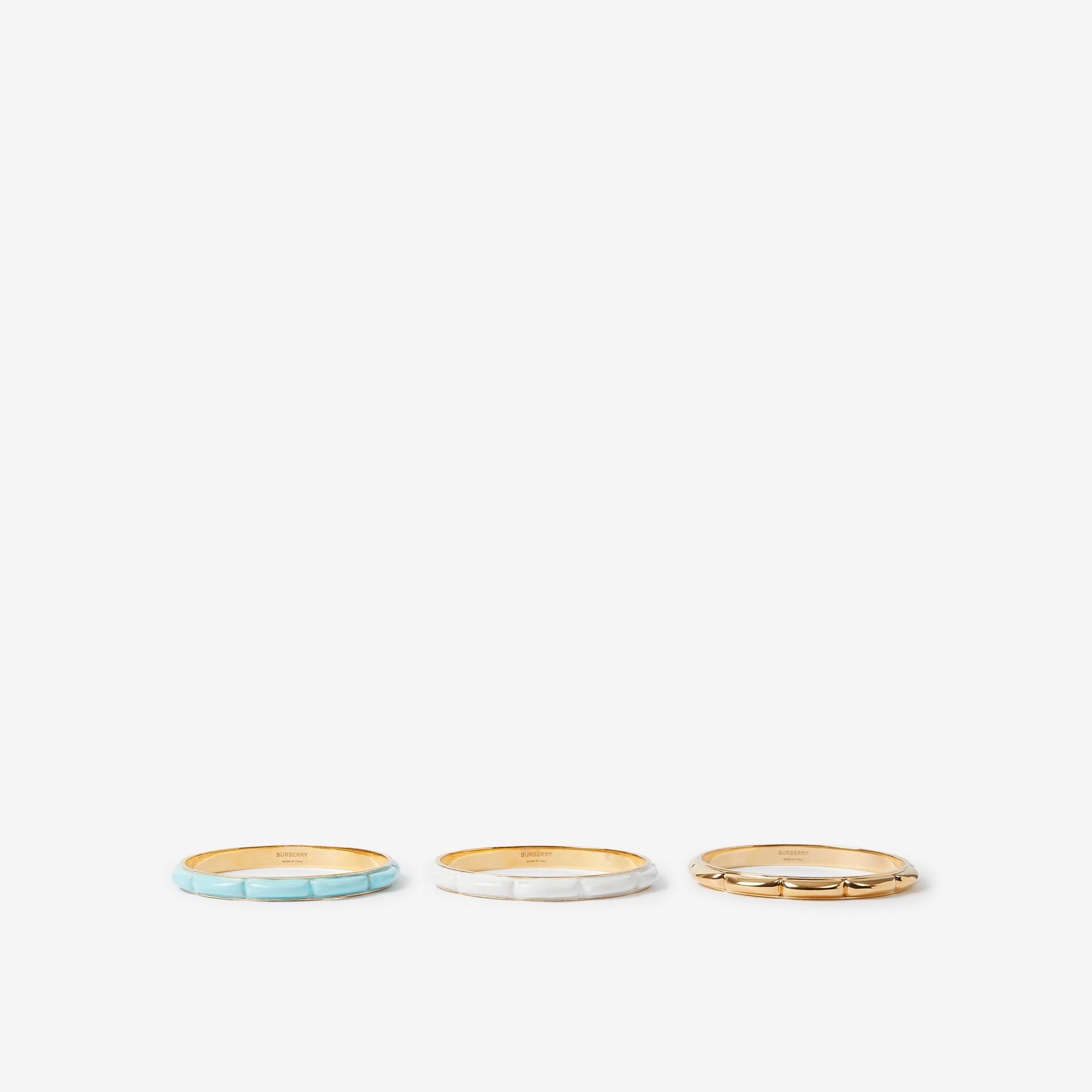 Enamel and Gold-plated Lola Bangles - 1