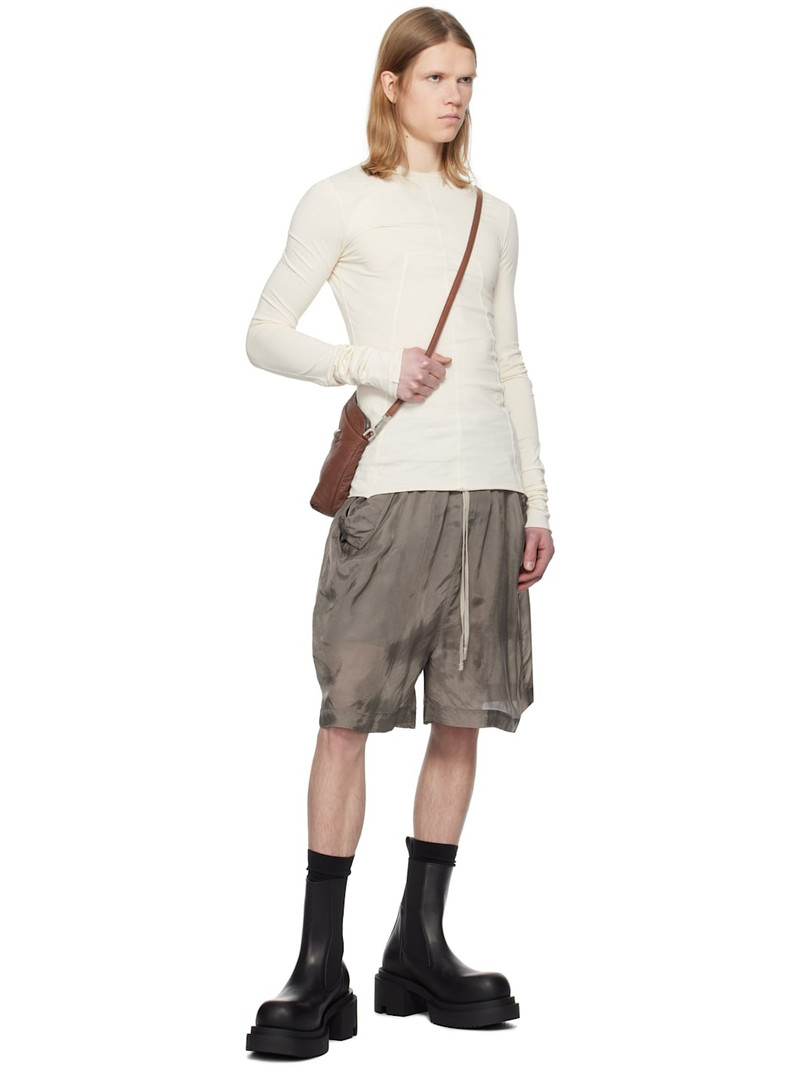 Rick Owens Gray Hollywood Lido Boxers Shorts outlook