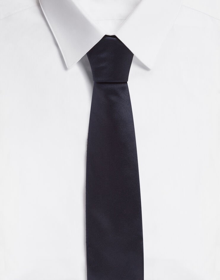 Silk tie with blade: 6cm - 23 inches - 1