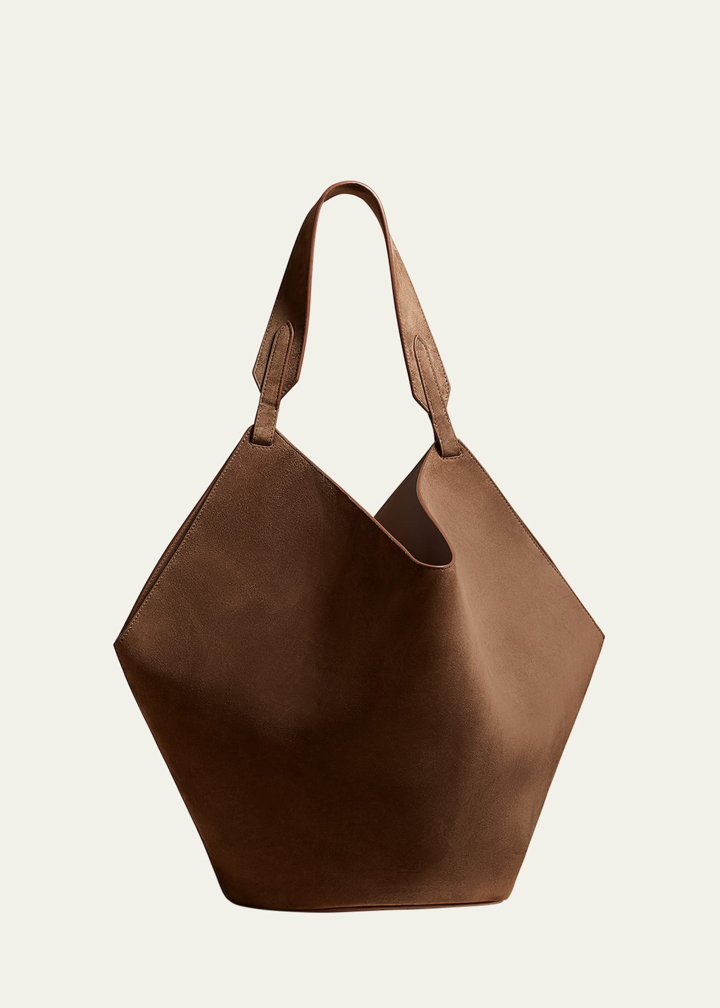 Lotus Medium Calfskin Suede Tote Bag - 1