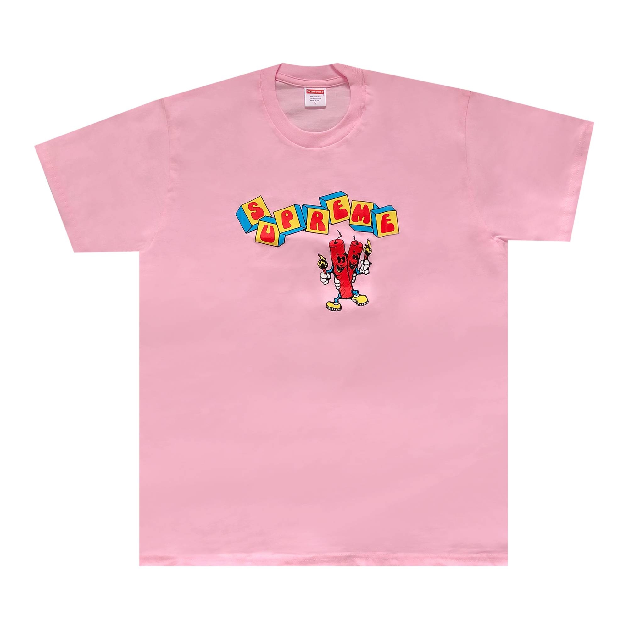 Supreme Small Box Long-Sleeve Tee 'Pink